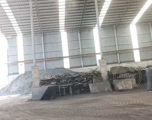 為陶瓷廠煤氣站安裝100+個(gè)高壓噴霧頭！Dejing的凈?除臭顯實(shí)力！